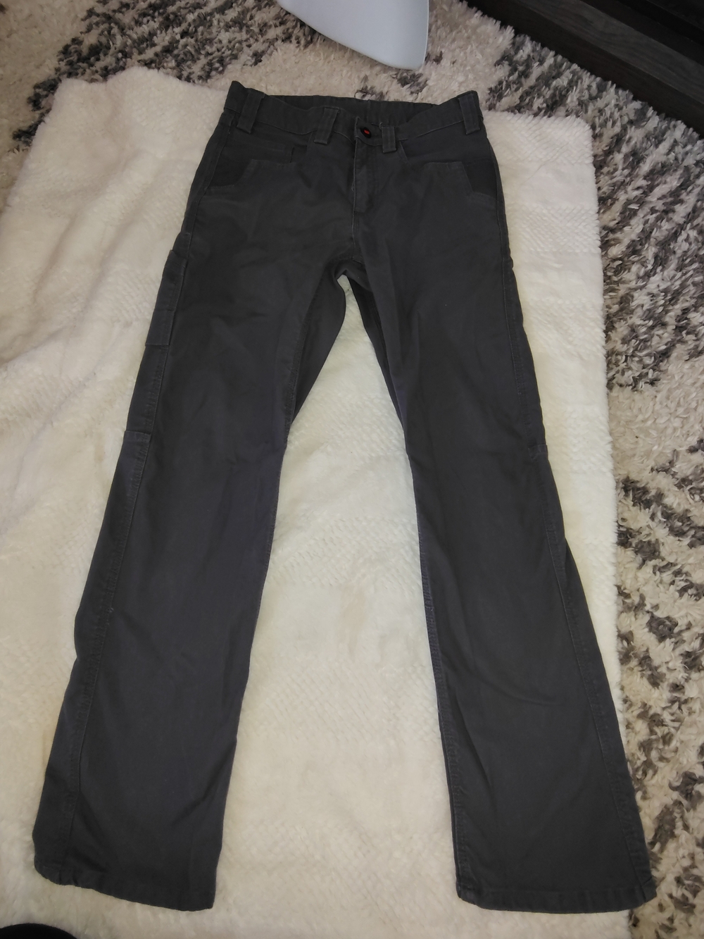Men's Gray Casual Work Pants